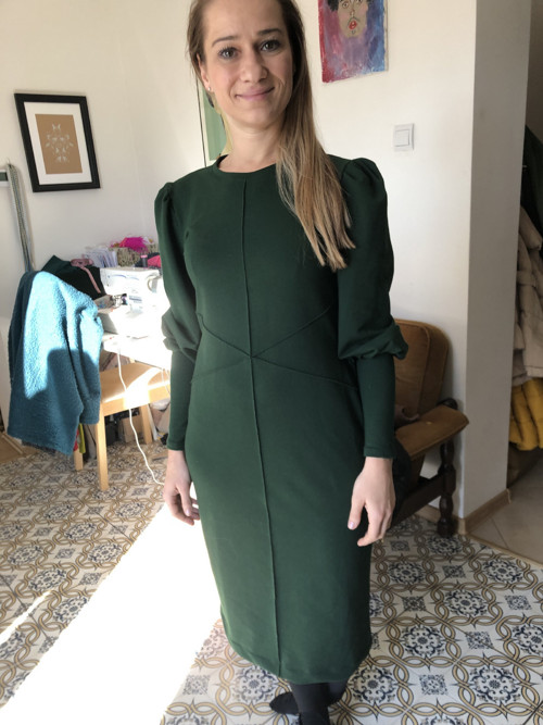 Šaty DIVA petrolej — foto 3