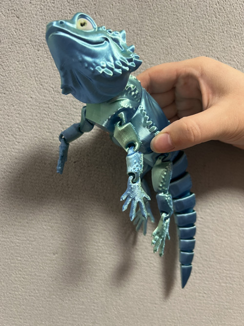 Agama Vousatá - 26 cm - 3D Tisk — foto 3