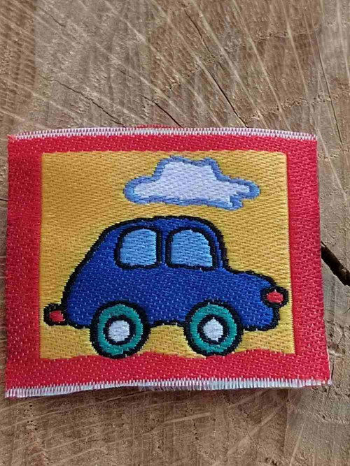 Nášivka Auto modré — foto 2