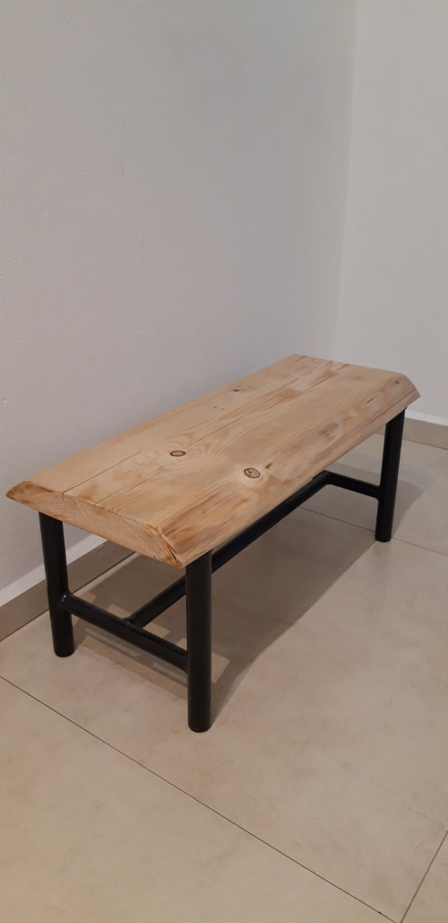 Kovový stolček, stoleček, taburet — foto 4