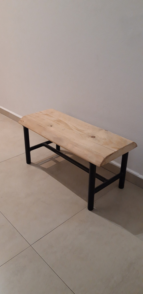 Kovový stolček, stoleček, taburet — foto 3