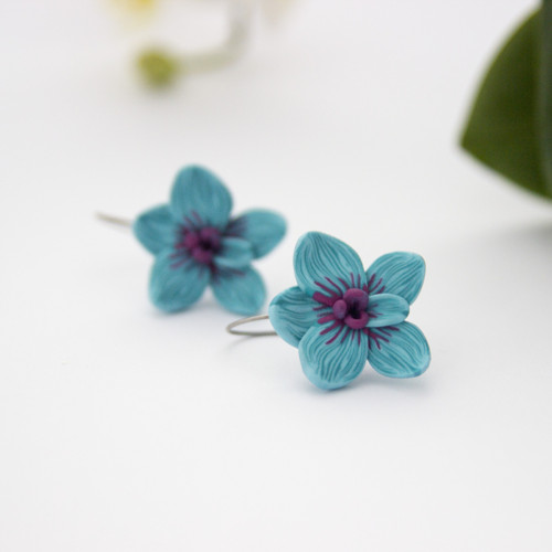 Náušnice - orchidea — foto 4