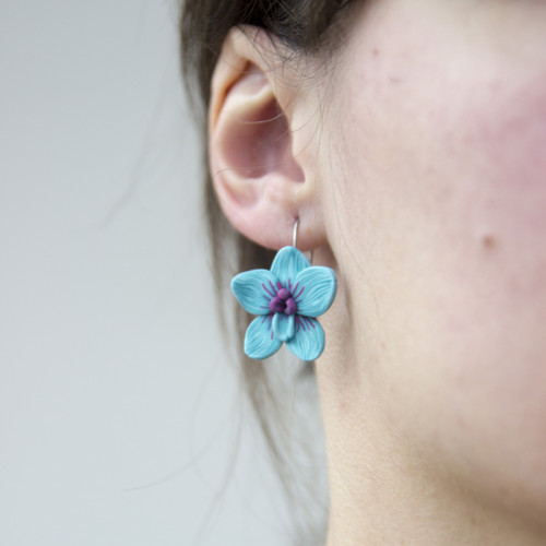 Náušnice - orchidea — foto 6
