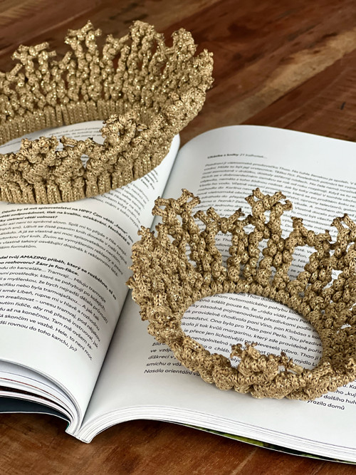 Macramé korunka — foto 3