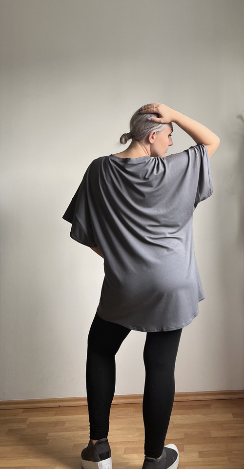 Tričko Tmavě Šedé Unisex — foto 2
