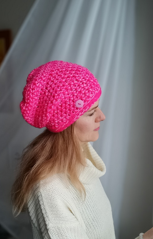 Hučka pink neon SKLADEM — foto 2