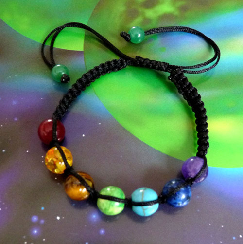 Náramek shamballa - čakry — foto 6