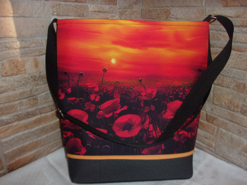 Vlčí máky - velká crossbody — foto 2
