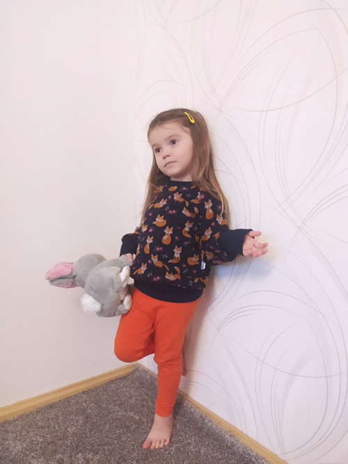 Dětská mikinka - lišky — foto 2