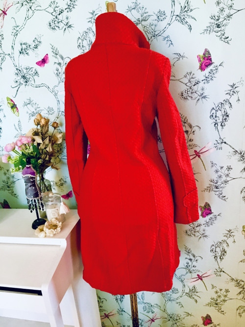 Kabát red retro šedesátkový — foto 6