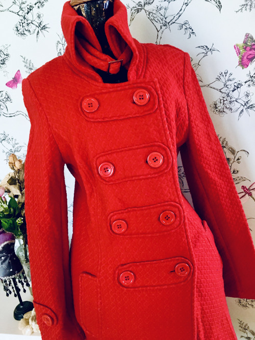 Kabát red retro šedesátkový — foto 2