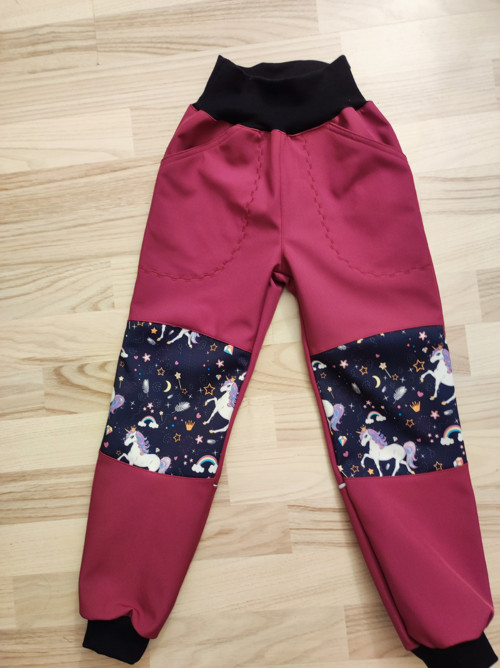 Softshellové kalhoty s FLEECEM — foto 2