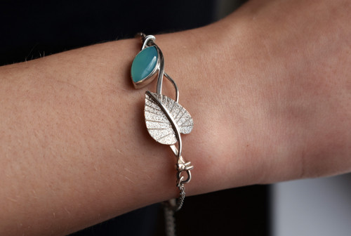 Náramek aqua chalcedon — foto 3
