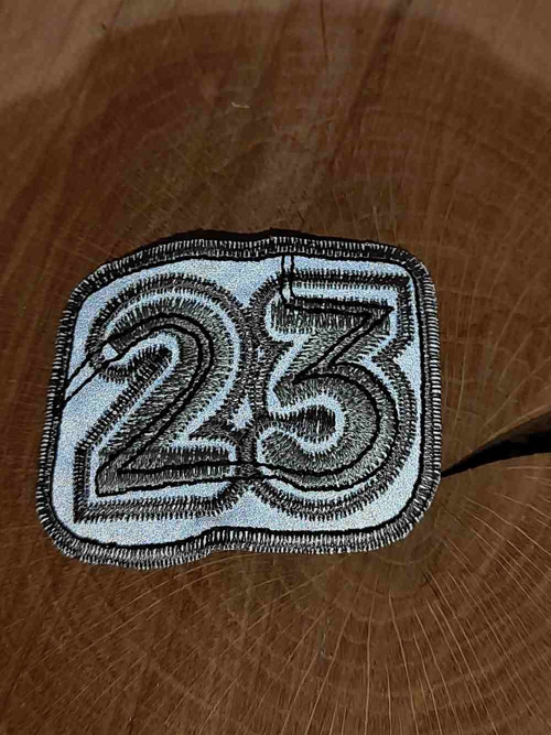 Nažehlovačka reflexní čísla 23 — foto 2