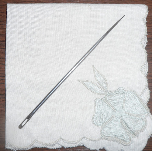 Velká kovová JEHLA 16 cm, atypická — foto 5