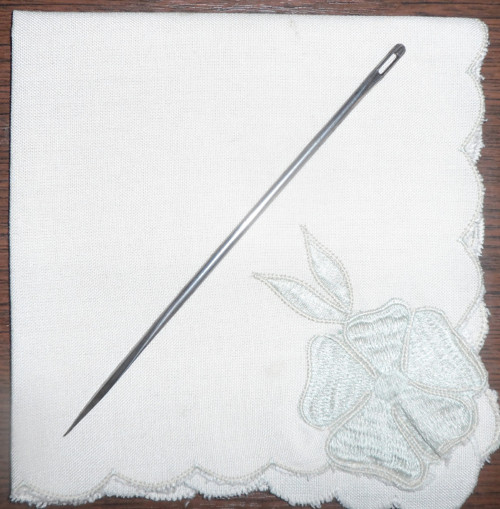 Velká kovová JEHLA 16 cm, atypická — foto 3