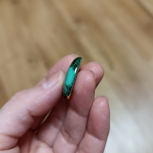 Malachit, ID 3547, 27x18 mm — foto 5