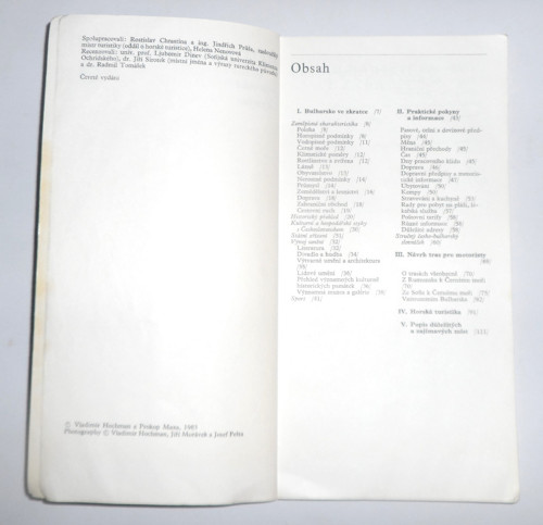 BULHARSKO, cestovatelský průvodce, 1983 — foto 2