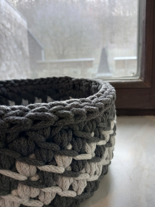 Háčkovaný košík — foto 5