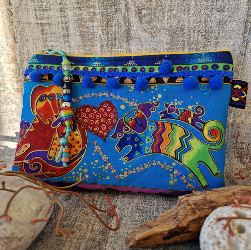 * etuje ~ taštička s pejsky Laurel Burch — foto 3