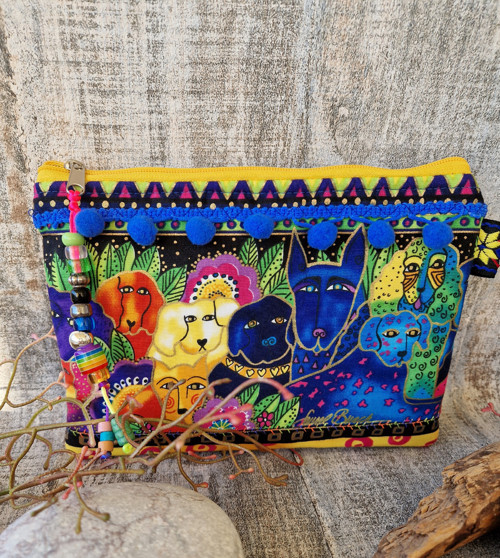 * etuje ~ taštička s pejsky Laurel Burch — foto 2