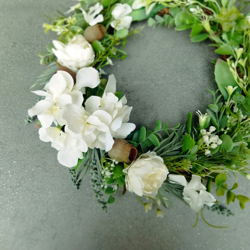 Boho minimalistický celoroční věnec — foto 3