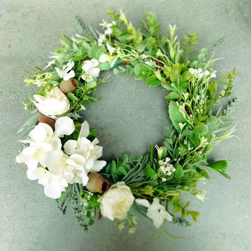 Boho minimalistický celoroční věnec — foto 2
