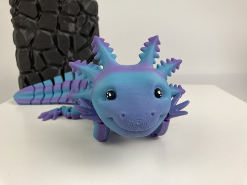 Axolotl L - 3D tisk — foto 2