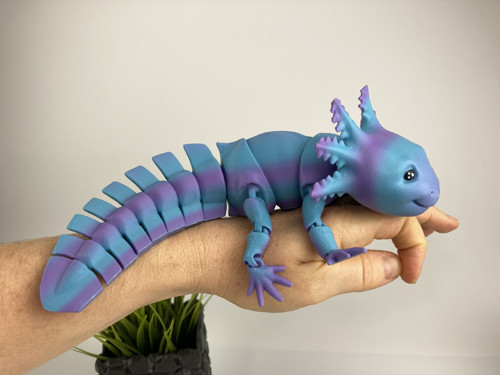 Axolotl L - 3D tisk — foto 3