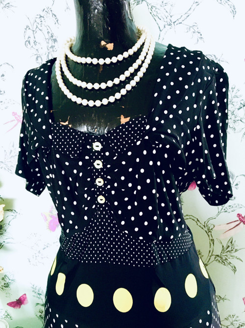 Šaty retro dots original — foto 4