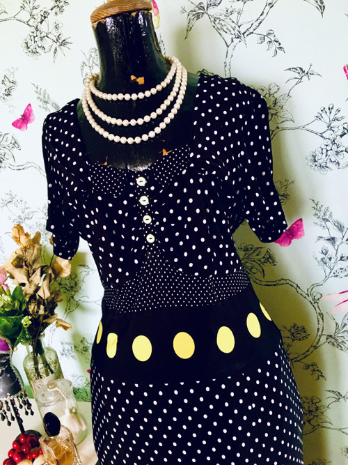 Šaty retro dots original — foto 2
