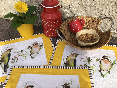 Prostírání s ptáčky 40x32 cm — foto 5
