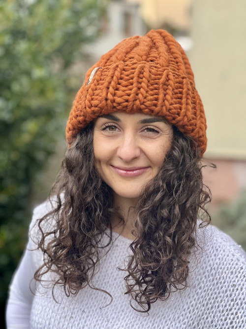 Chunky čapka z peruánské cinamon dust — foto 4