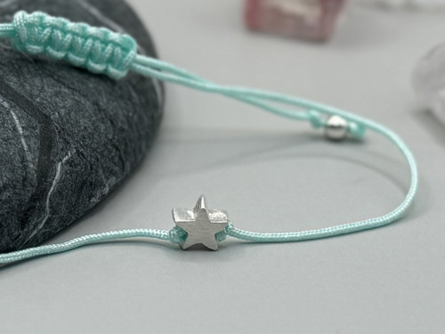 Minimalistický náramek - Tiny star (mátová) — foto 4
