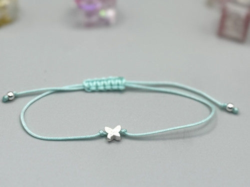 Minimalistický náramek - Tiny Butterfly (mátová) — foto 2