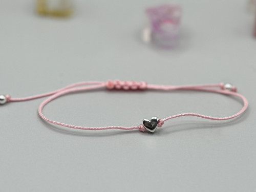 Minimalistický náramek - Tiny Shiny (sv. růžová) — foto 2