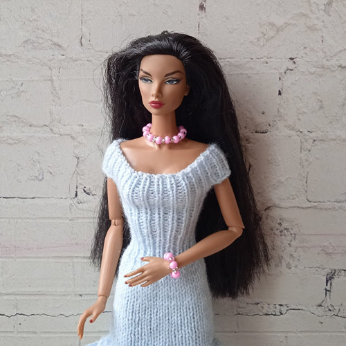 Oblečky pro Barbie, FR, Integrity - šaty + šperky — foto 2