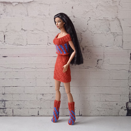 Pro Barbie, FR, Integrity - tričko, sukně, boty — foto 2