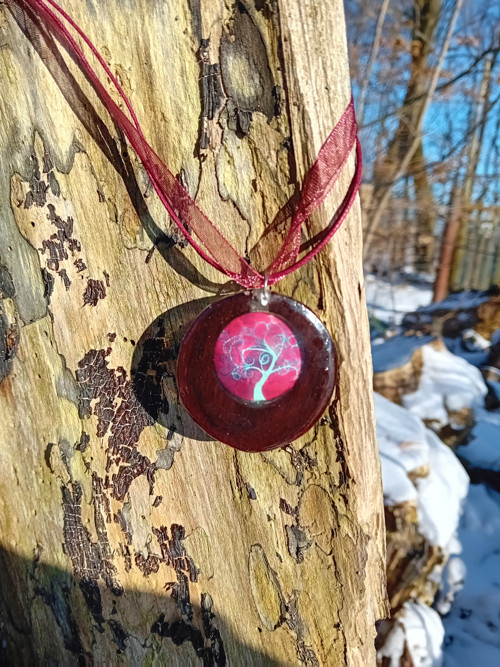 Náhrdelník Mahagonový Strom — foto 2