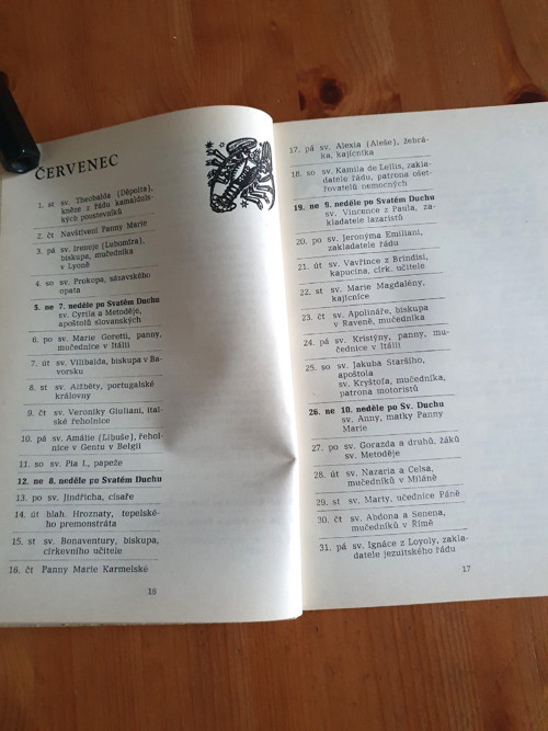 Cyrilometodějský kalendář 1970 — foto 2