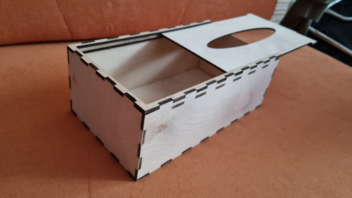Krabička na kapesníky čistá — foto 3