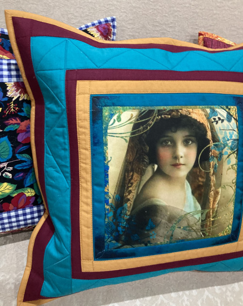 Povlak na polštář patchwork — foto 3