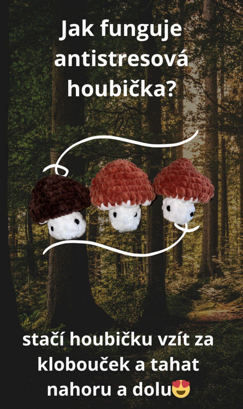 Antistresová Houbička — foto 3
