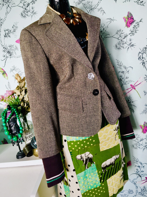 Sako dandy tweed atypické — foto 3