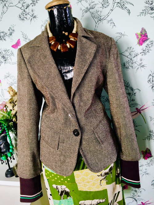 Sako dandy tweed atypické — foto 5