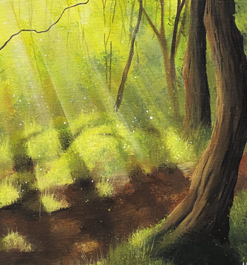Lesní pěšina - 30x30cm — foto 4