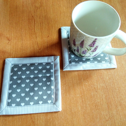 Podkafíčka sada 2 kusů šedé — foto 2