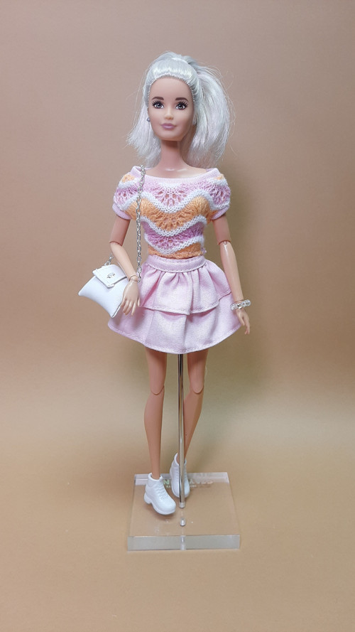 Růžová sukně pro Barbie — foto 2