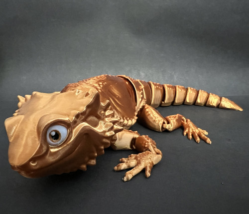 Agama Vousatá - 26 cm - 3D Tisk — foto 4