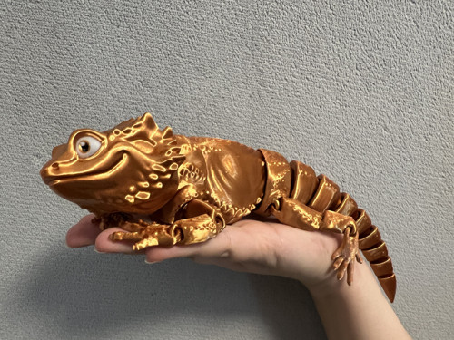 Agama Vousatá - 26 cm - 3D Tisk — foto 2